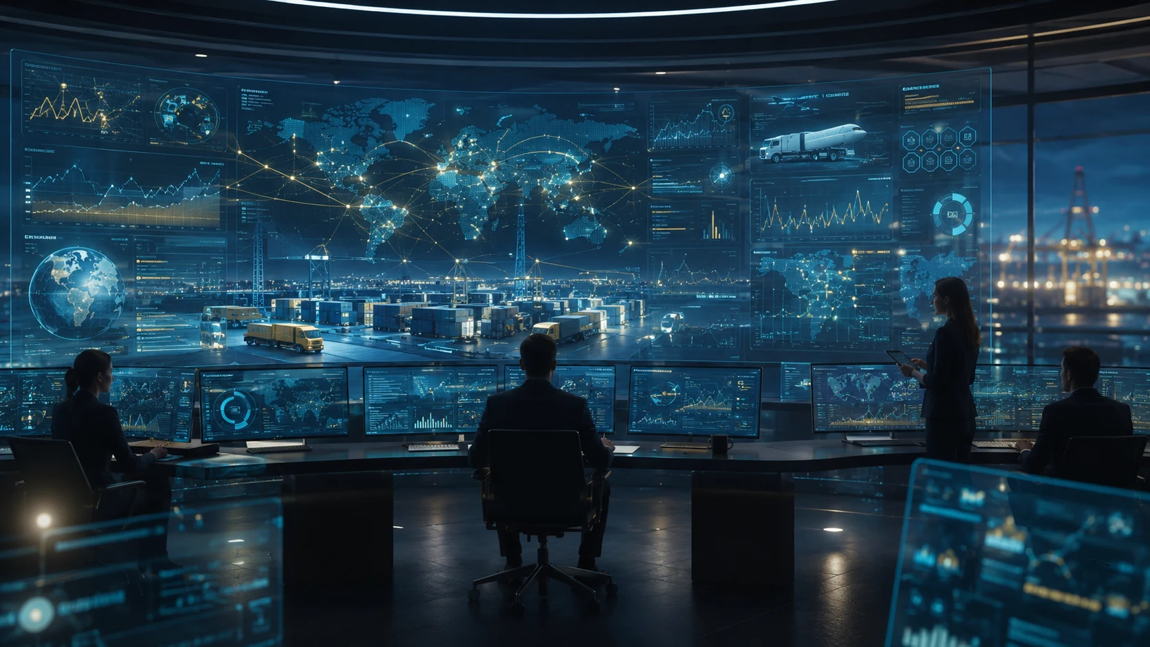 Industry digital transformation control tower for manufacturing and supply-chain operations